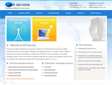 Tablet Screenshot of gcbservices.com